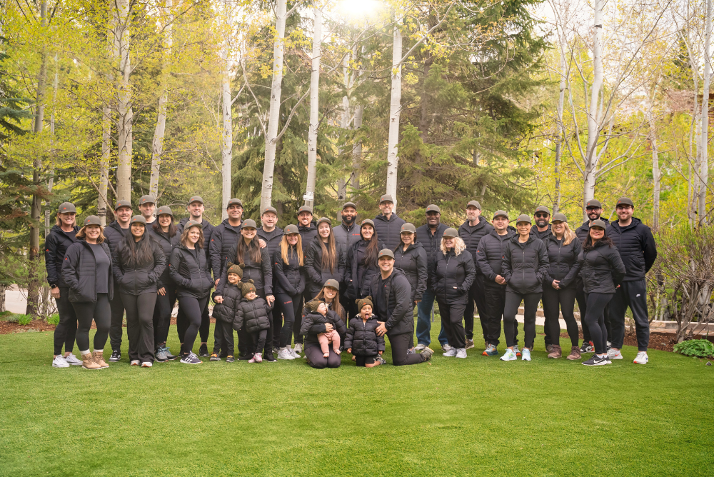 Compound Solutions team celebrating a good year in Jackson Hole, WY