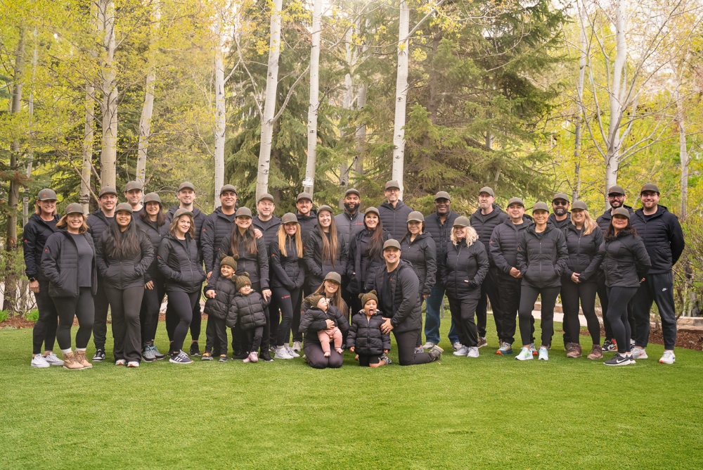 Compound Solutions team at a company retreat in Yellowstone celebrating Great Place To Work 2026 recognition