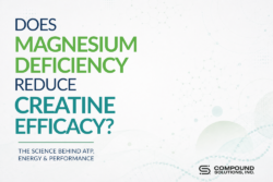 Text graphic asking whether magnesium deficiency reduces creatine efficacy