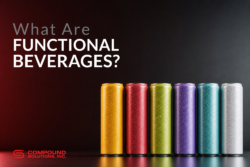 Assorted functional beverages showing energy, hydration, protein, gut health and sugar-free formulation categories