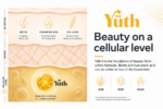 Yüth® spermidine gummies alongside beauty-from-within ingredients, showing the cellular renewal layer beneath biotin and hyaluronic acid